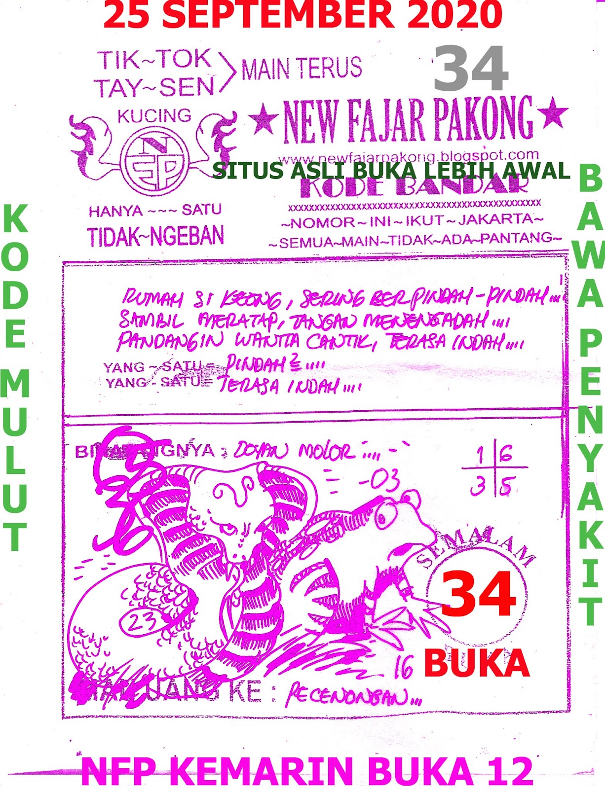 Prediksi Syair Hk 25 September 2020 Pangkalantoto