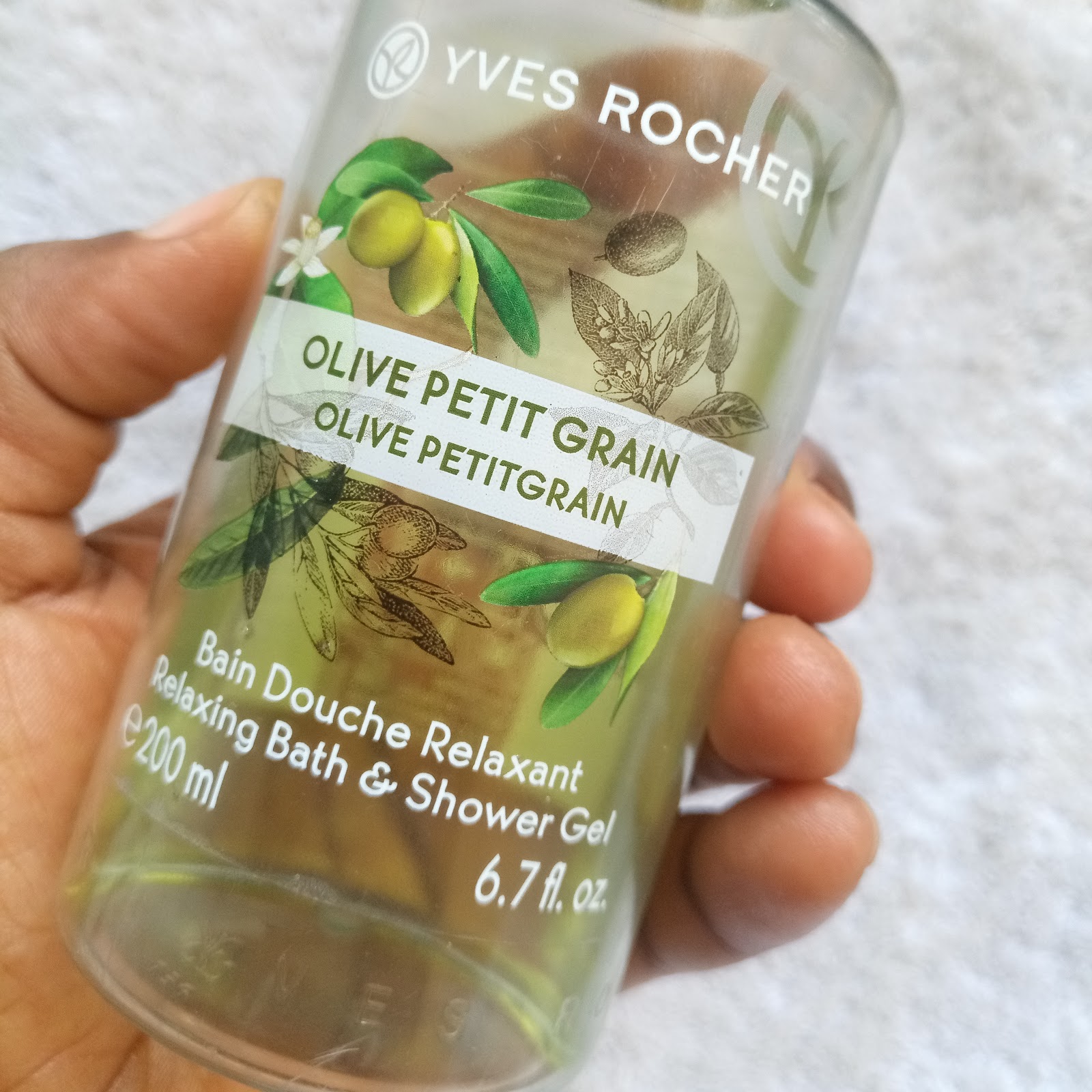 Beauty Product Review Yves Rocher's Olive Petit Grain Shower Gel