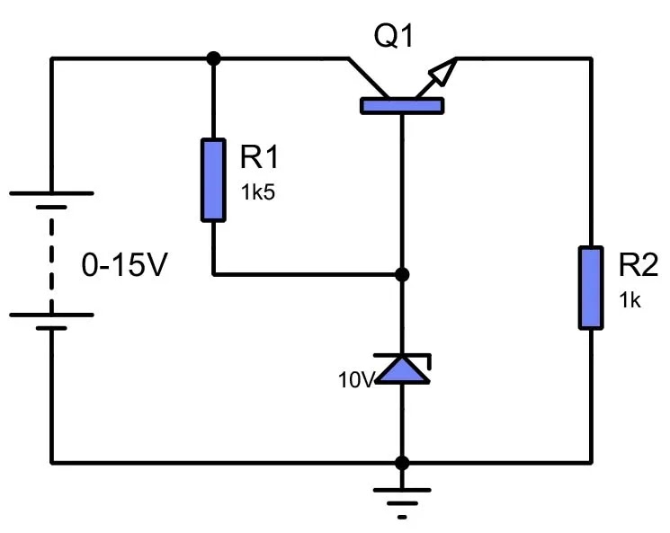 Transistor series voltage regulator Transistor series voltage regulator