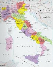 Mappa della Regione Provincia Città Italia