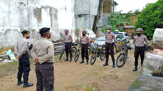 Patroli Sepeda Satsamapta Polres Lingga, Beri Himbauan ke Masyarakat