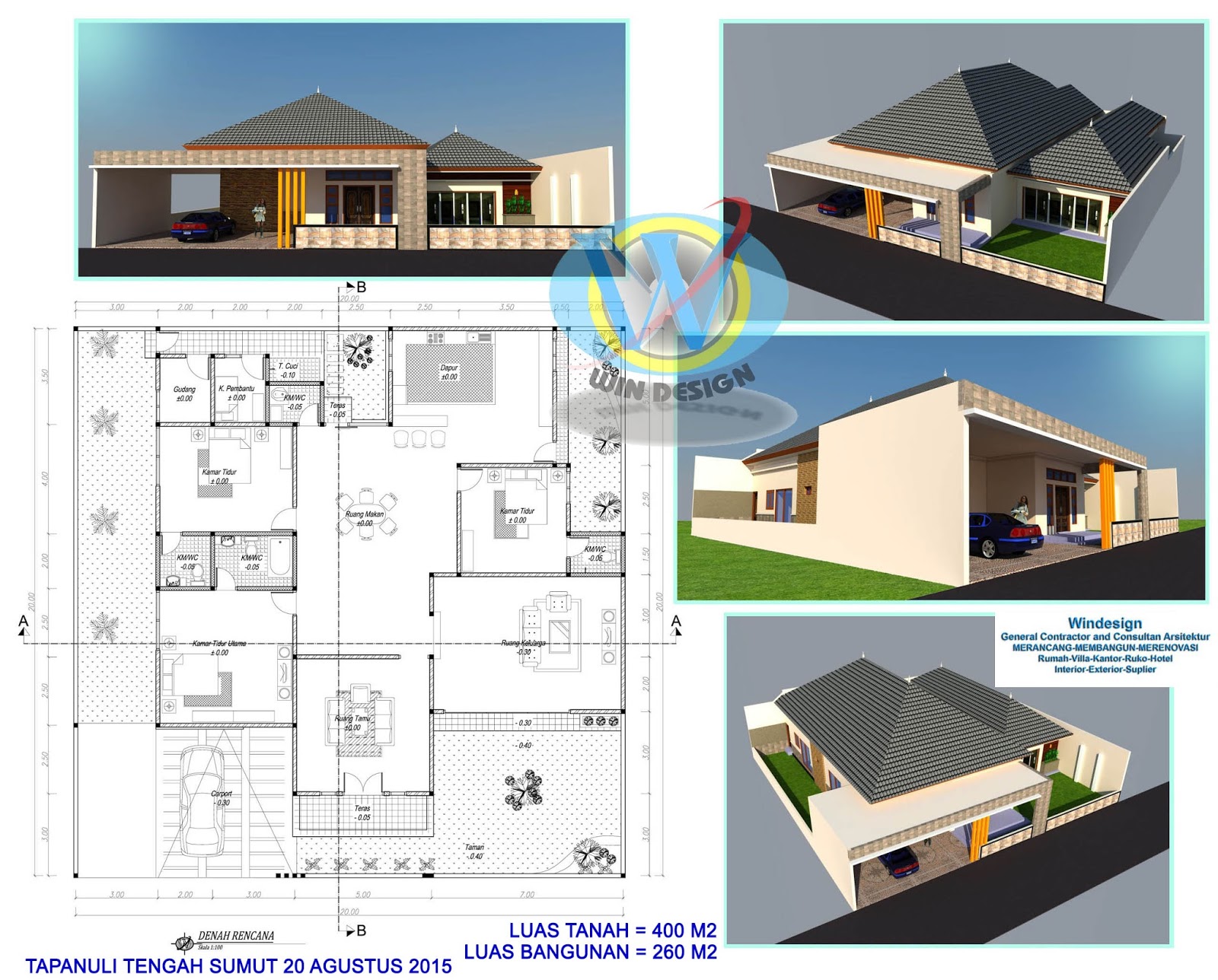 Rumah Tinggal 1 Lantai Sejuk Dan Nyaman Tapanuli Tengah Sulut