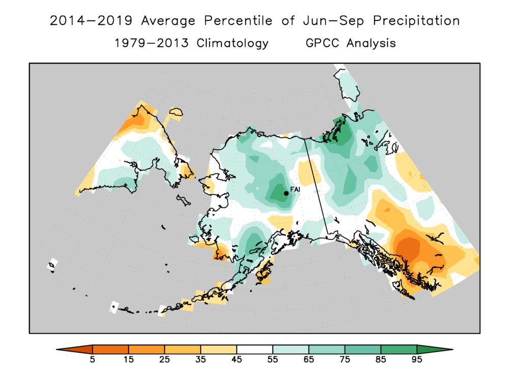 Deep Cold Alaska Weather & Climate Rainfall Trends