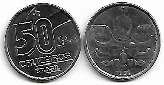 50 Cruzeiros, 1992