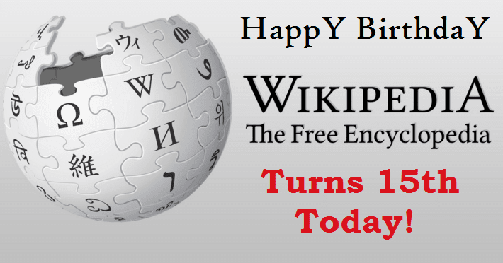 Wikipedia The Free Encyclopedia Turns 15 Today - iGadgetware- Get