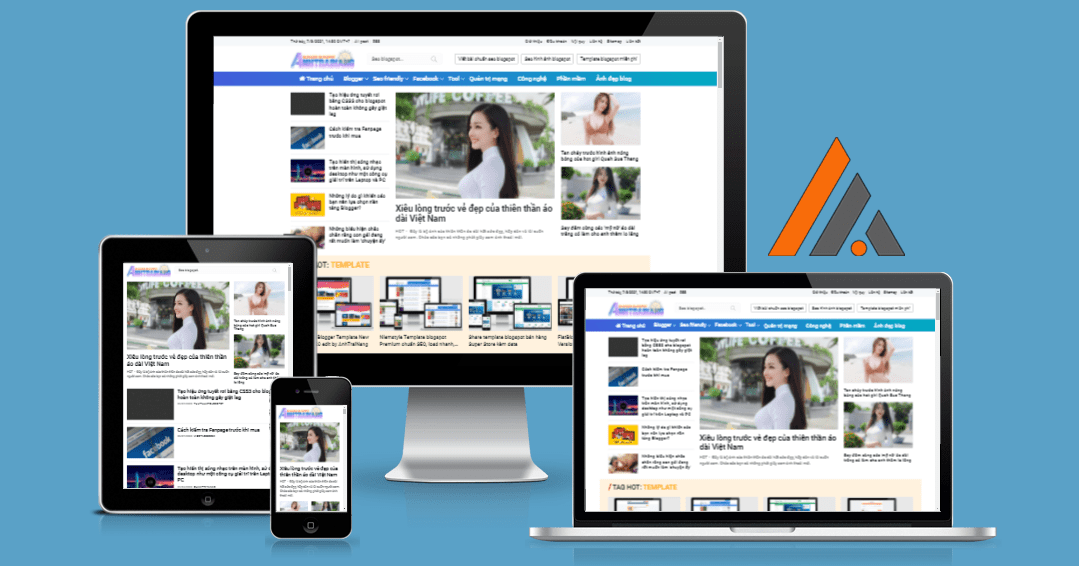 Blogger Template AnhTraiNang Magazine phiên bản chất lượng cao