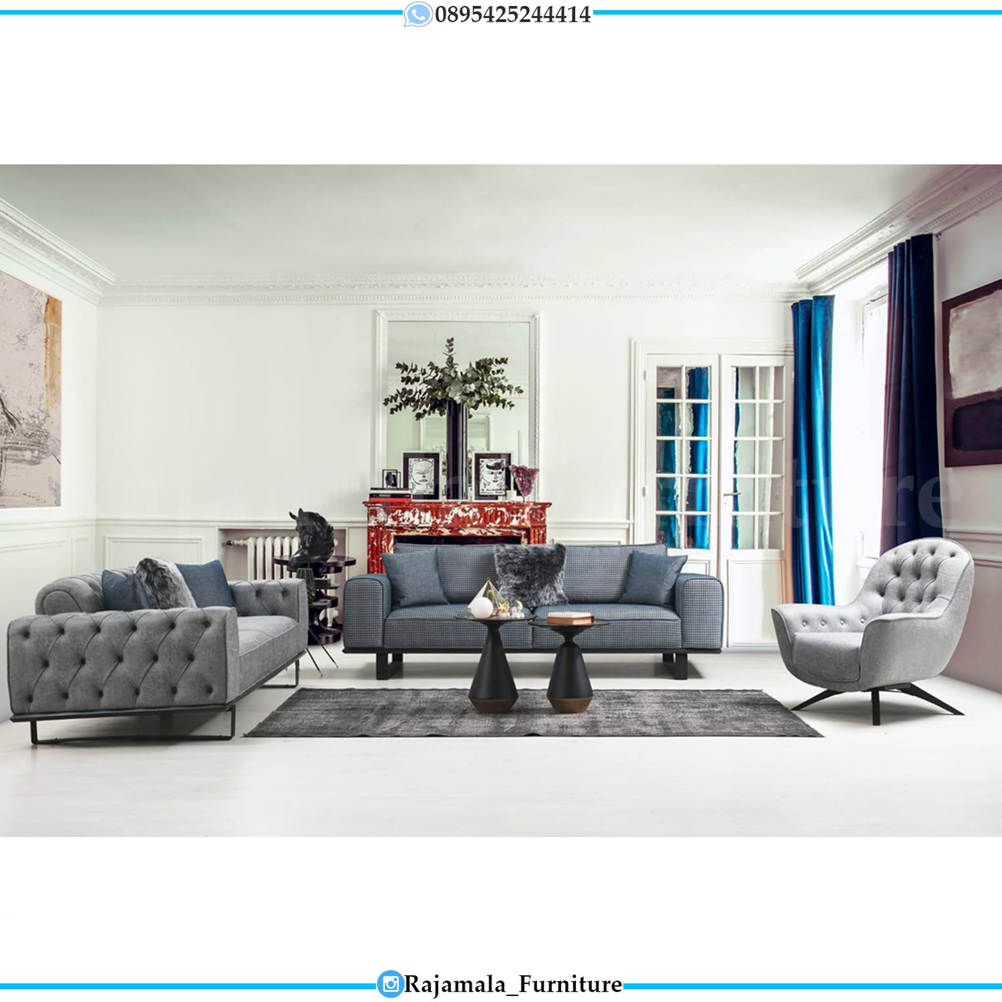 Sofa Ruang Tamu Modern Minimalis Design Elegant Simple Luxury RM-0151