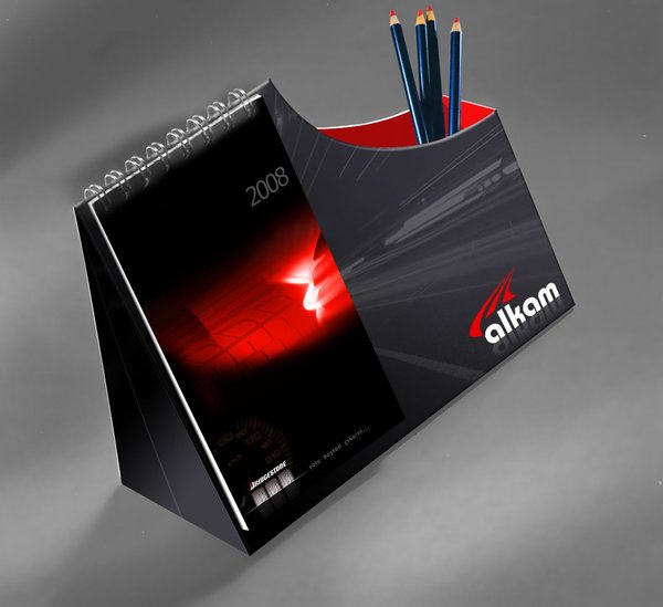 In lịch tết kiểu ống bút In lịch tết kiểu ống bút