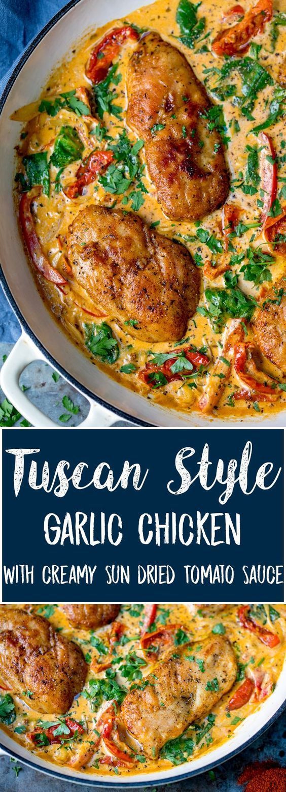 TUSCAN CHICKEN IN CREAMY SUN DRIED TOMATO SAUCE WONDERFUL RECIPES