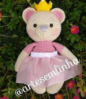 PATRON GRATIS OSA PRINCESA AMIGURUMI 45886