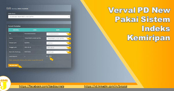 Verval Pd New Pakai Sistem Indeks Kemiripan Ij Com