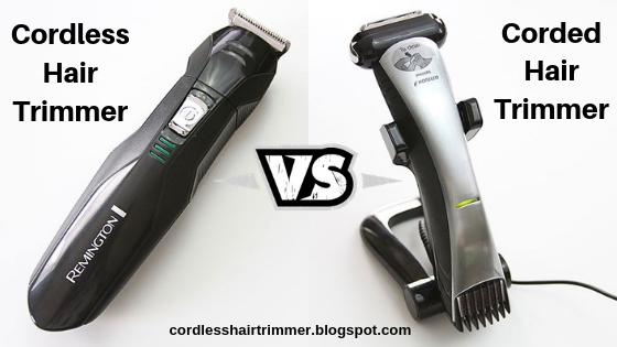 trimmer corded and cordless means