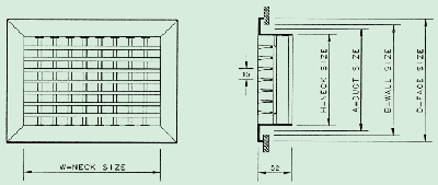 Thông số kỹ thuật cửa gió 2 lớp