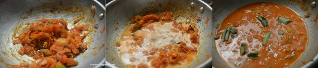 Step 3 how to prepare Nadan Tomato Curry