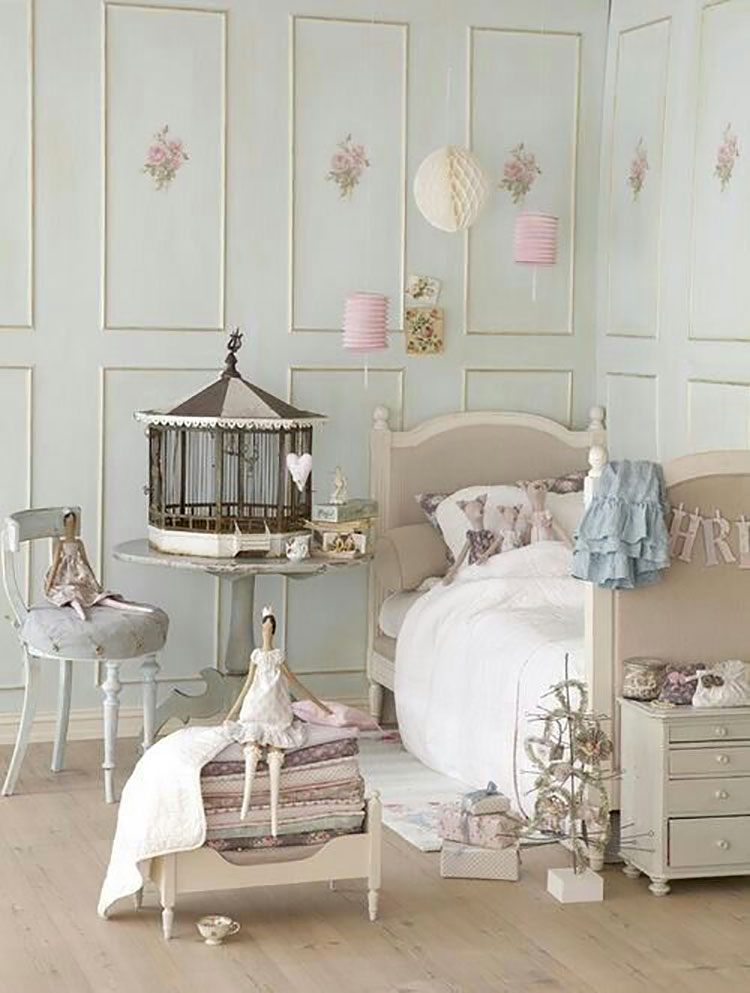 La cameretta shabby chic dei ragazzi: 7 soluzioni