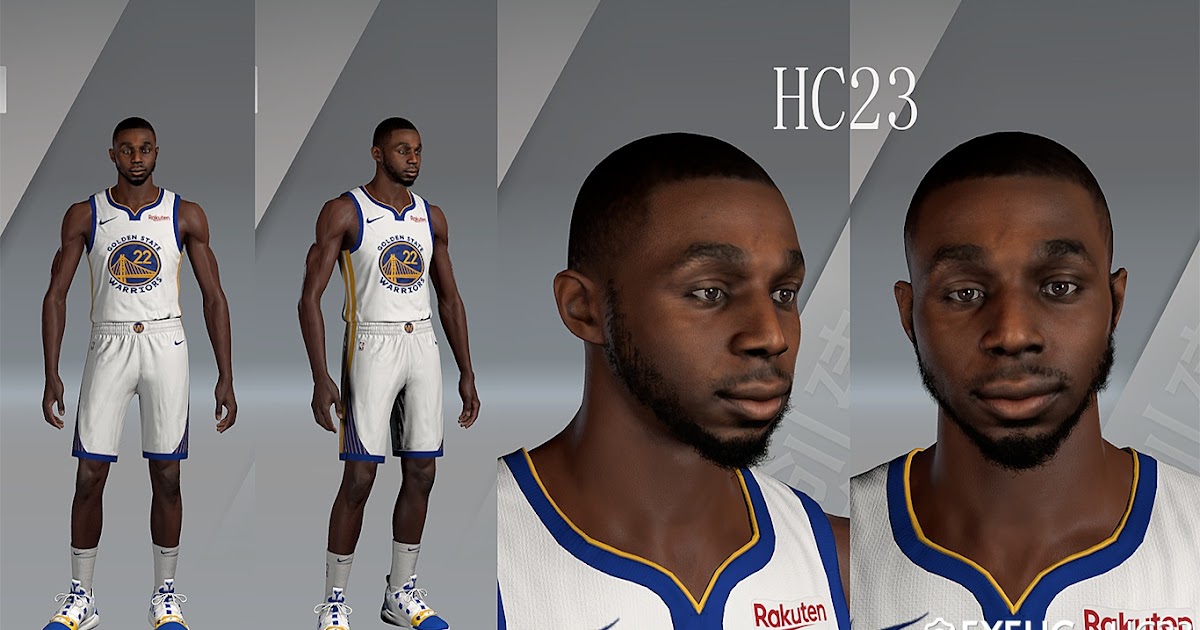 Andrew Wiggins Cyberface, Hair and Body Model V2 by HC23