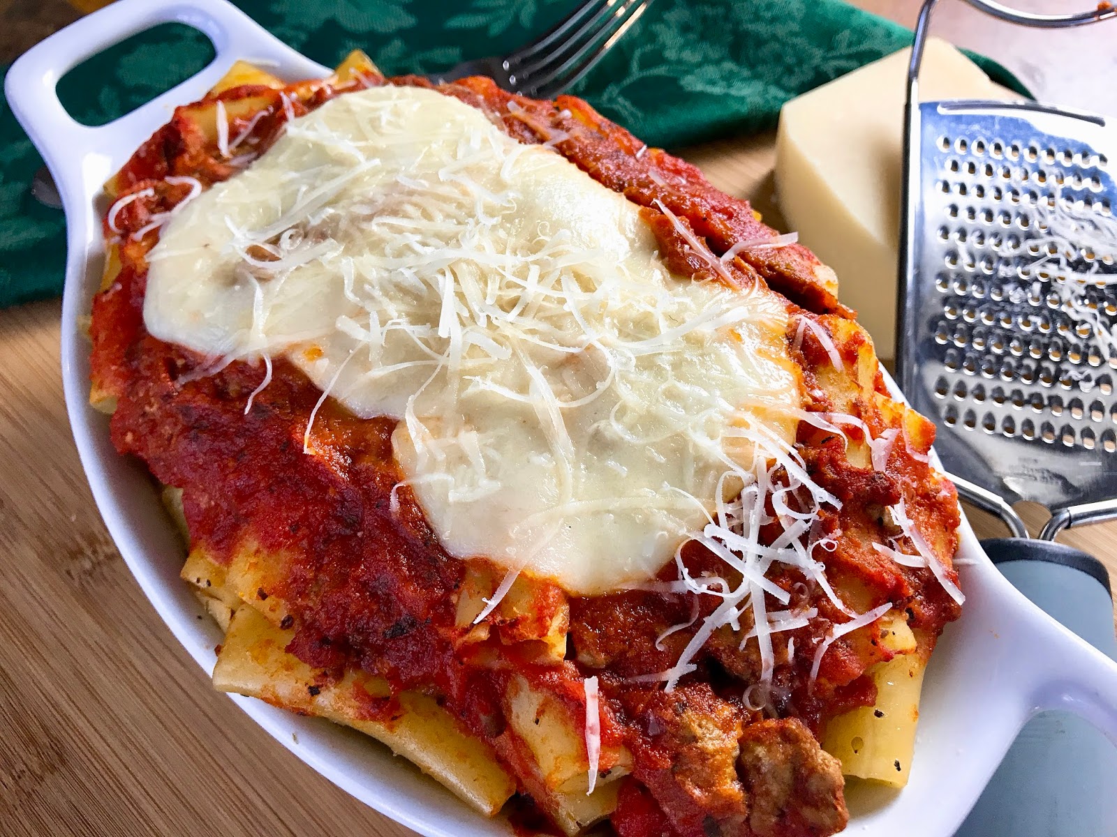 Baked Ziti Bolognese