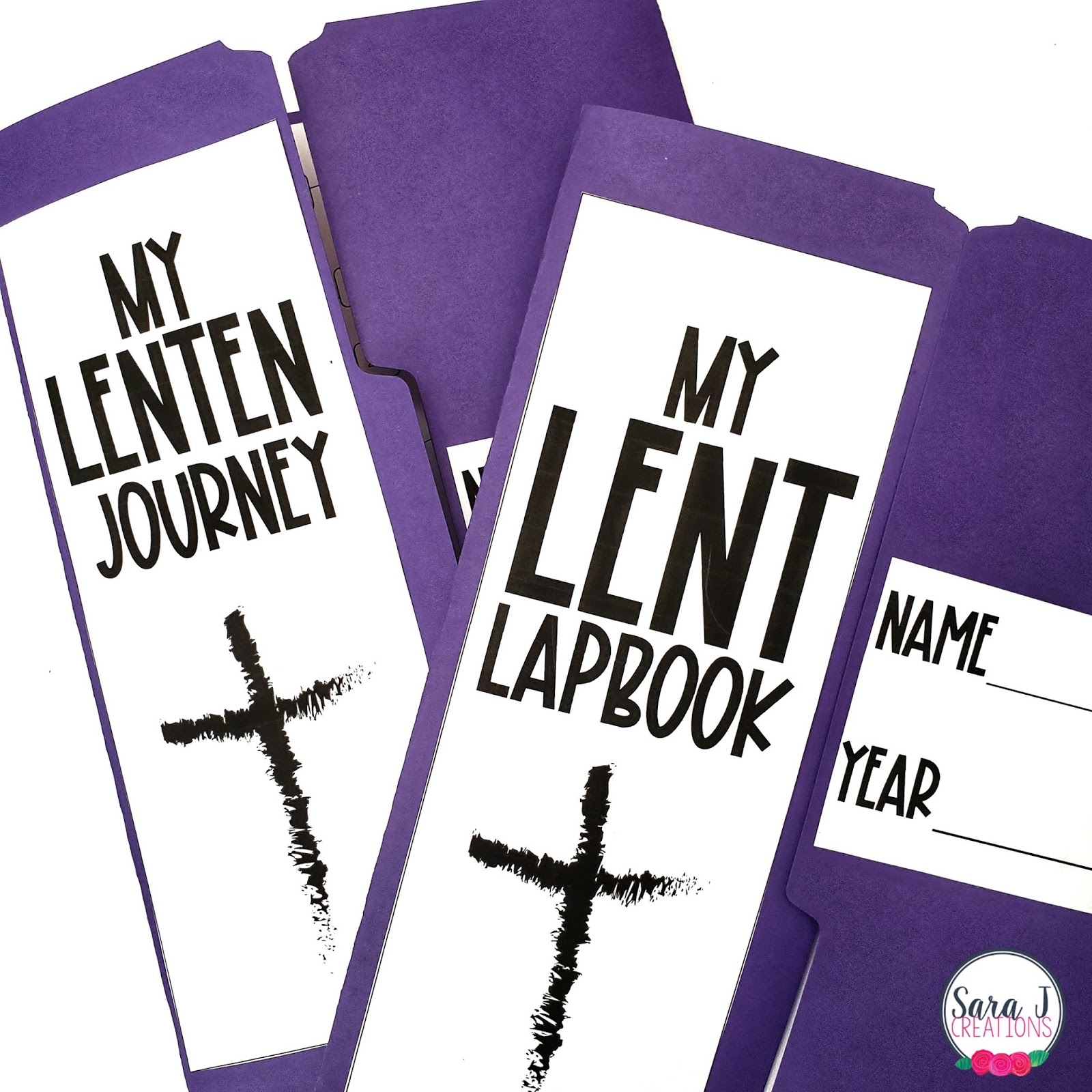 Create Your Own Catholic Lent Lapbook Sara J Creations