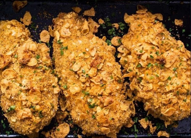 Baked Ranch Chicken Tenders and Veggies #dinner #chicken