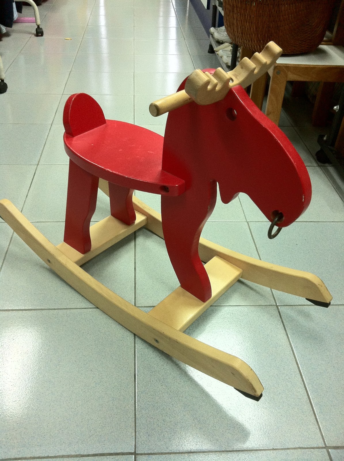 Preloved ToysWorld TheTotToys: IKEA Rocking Moose