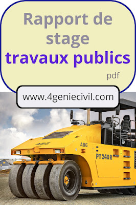 Rapport de stage de suivi travaux de terrassement - matériaux couche de forme rapport de stage génie civil
