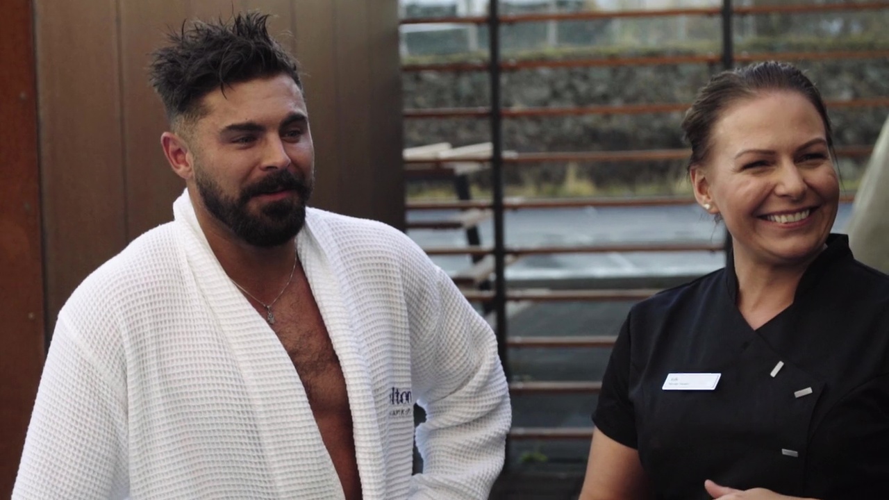 ausCAPS Zac Efron and Darin Olien shirtless in Down To Earth With Zac