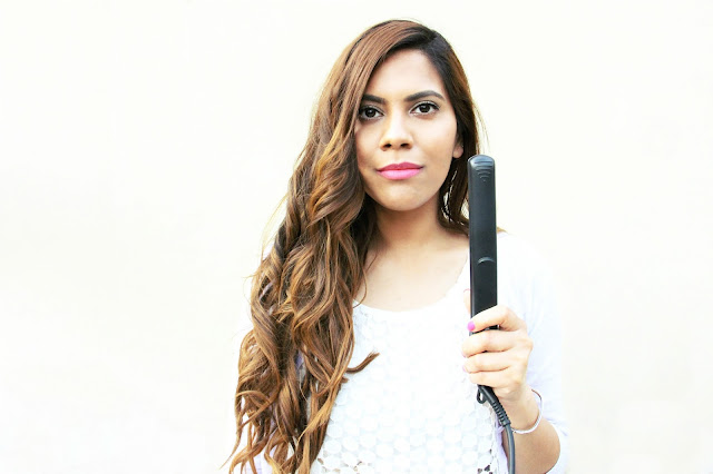 easy straightener curls