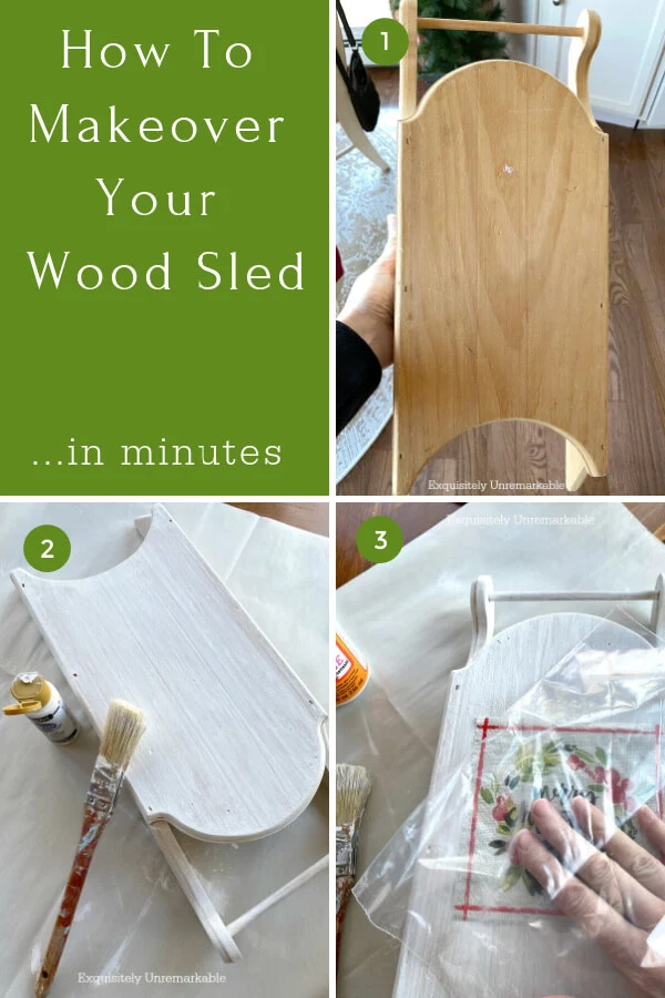 How To Makeover Your Wooden Sled