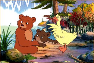 desenho animado: pequeno urso
