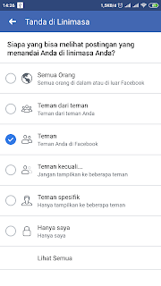 pilih opsi hanya saya agar tidak semua orang melihat ditandai anda