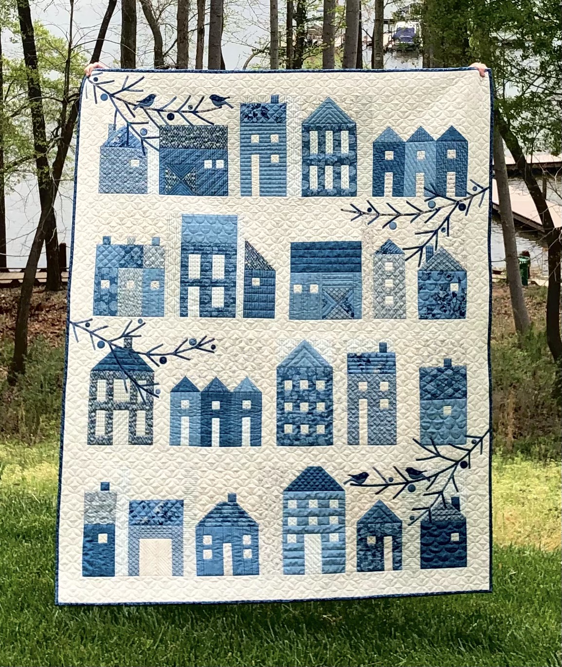 Bits Of Whimsy Quilts The Winter Village Quilt