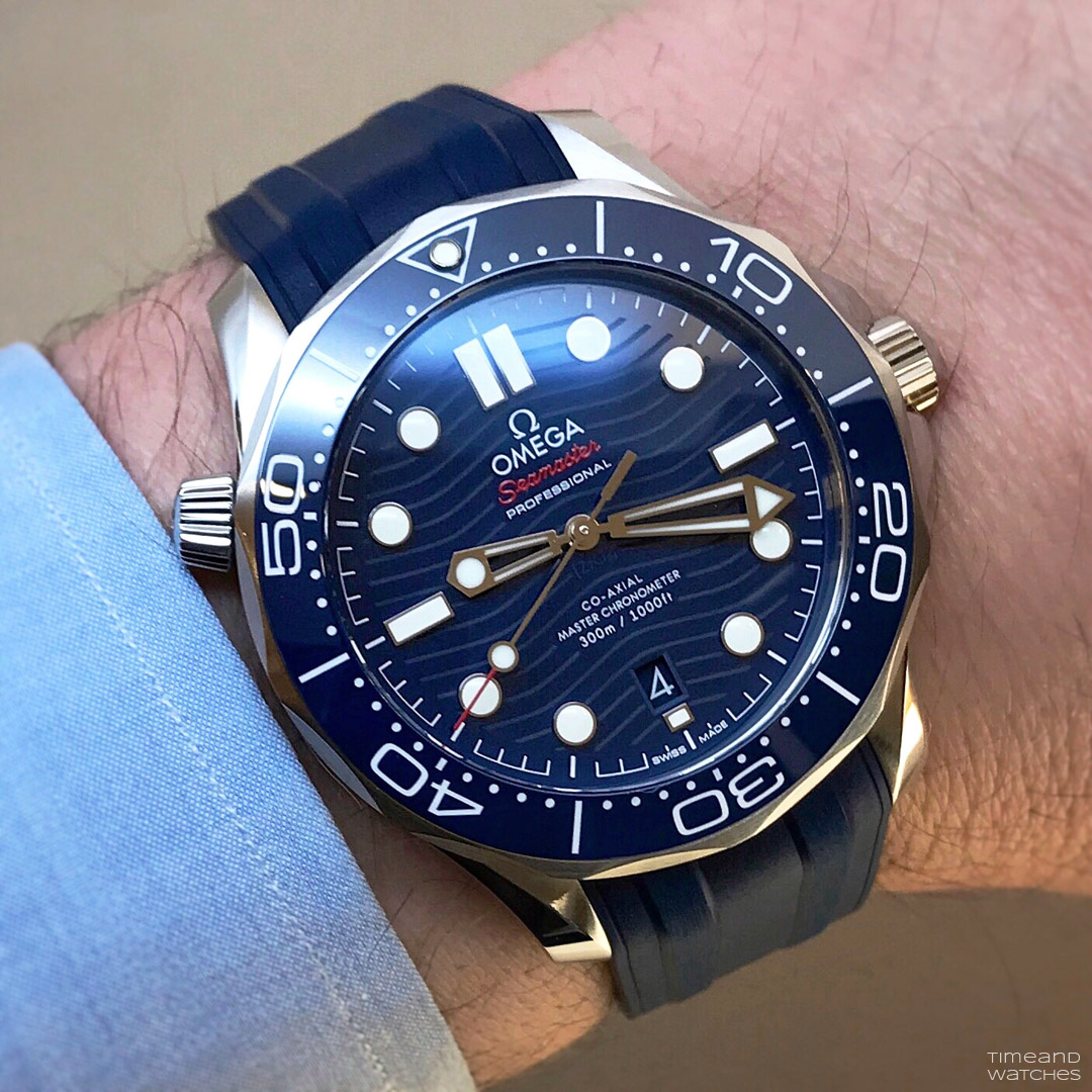 seamaster 300 blue dial