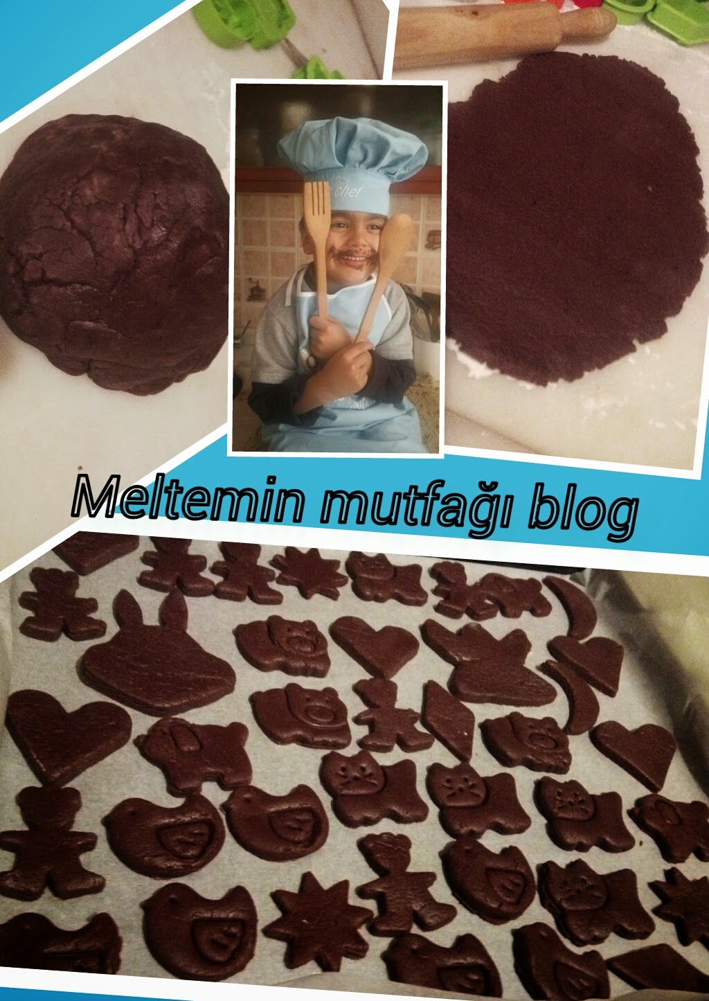 MELTEMİN MUTFAĞI KAKAOLU ŞEKİLLİ KURABİYE