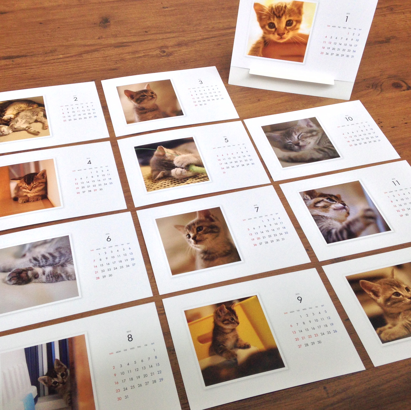 インスタ Instagram の写真を保存して 卓上カレンダーをつくる方法 ブログ フォトブック フォトアルバム Tolot