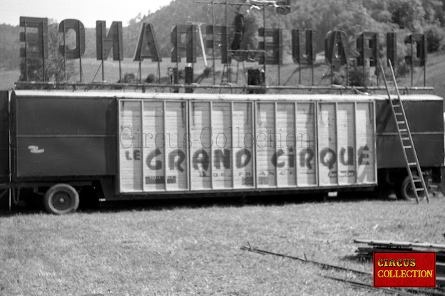 Le Grand Cirque de France 1962 Photo Hubert Tièche     Collection Philippe Ros 