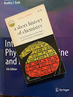 A Short History of Chemistry, by Isaac Asimov, superimposed on Intermediate Physics for Medicine and Biology.