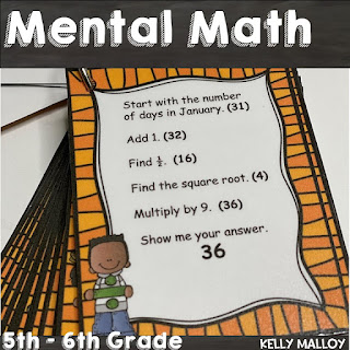 Mental Math 5th and 6th Grade
