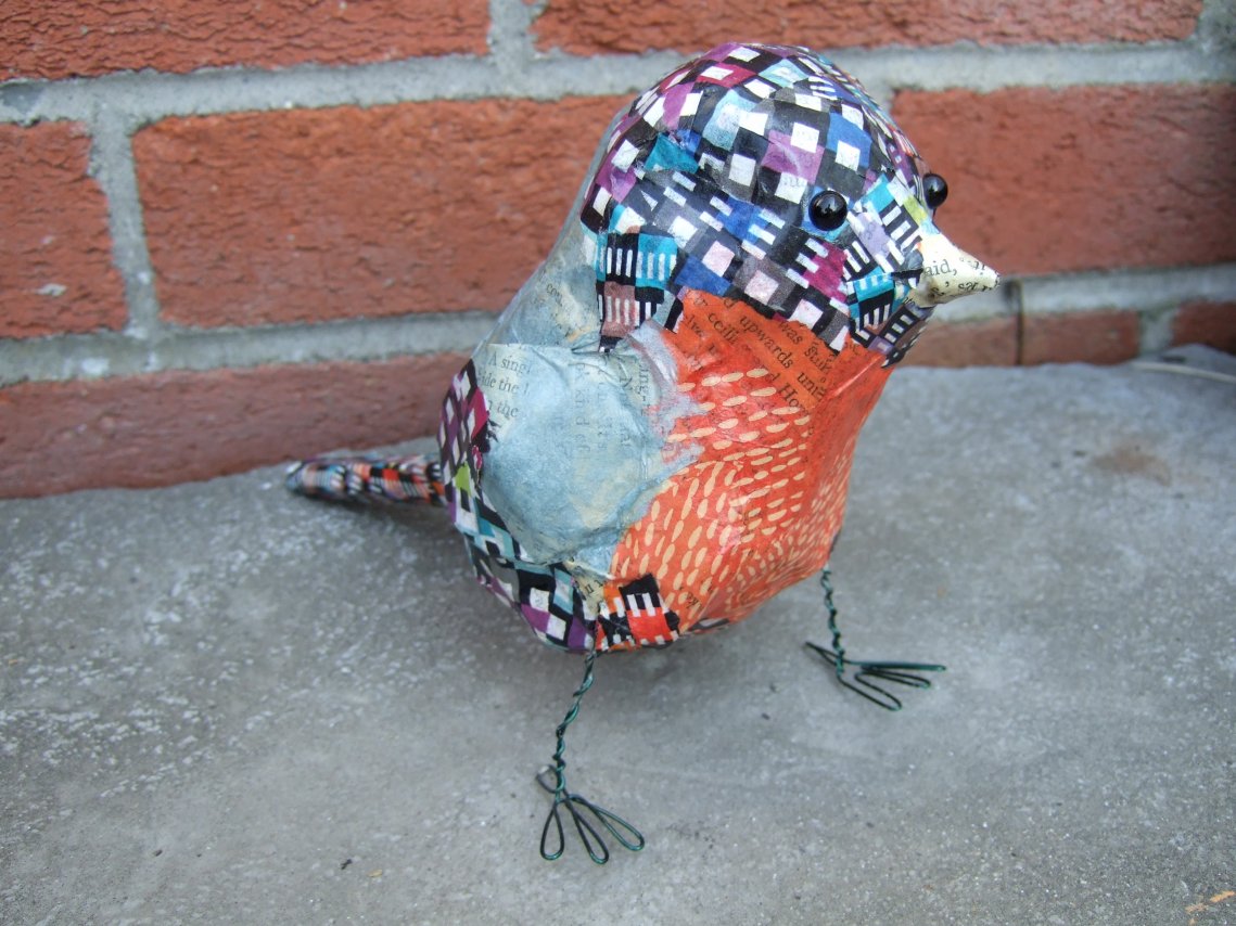 Emy's Crafty Blog Papier mache birdie
