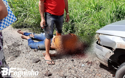 Urgente: Colisão entre moto e carro deixa um morto e outro ferido na MA-230 próximo ao Pantanal, em Chapadinha.