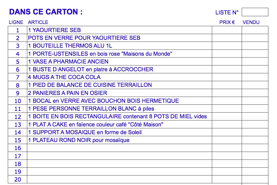 Les Astuces de Fée Paillette Réussir son videgrenier astuces pour bien vendre