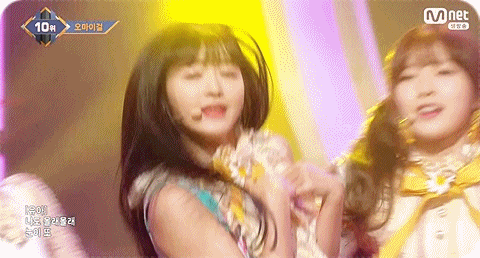오마이걸 20170511 엠카운트 다운 무대.gif | 인스티즈