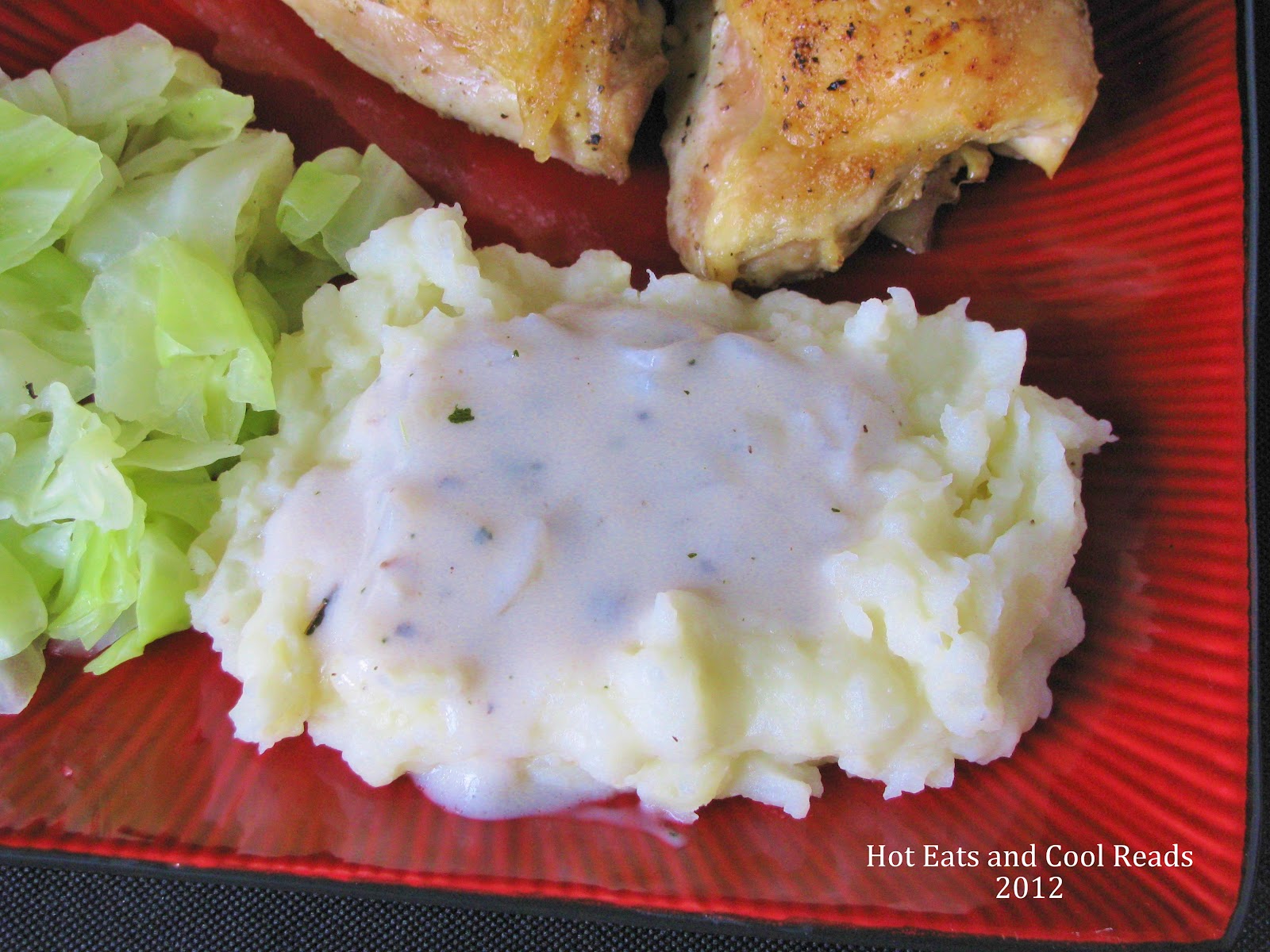 Garlic Mashed Potatoes and Creamy Mushroom Gravy Recipe