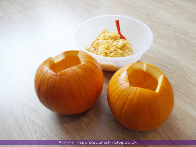 Cheshire Cat & The Mad Hatter | Pumpkin Carvings 2012 | The Purple Pumpkin Blog