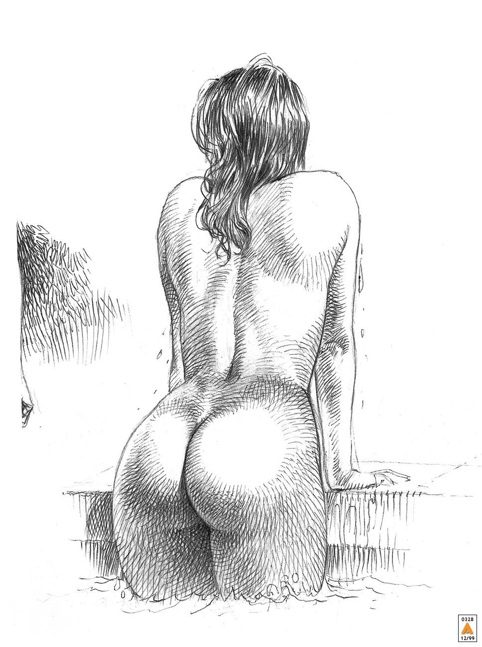 эскизы рисунков голых девушек фото 56