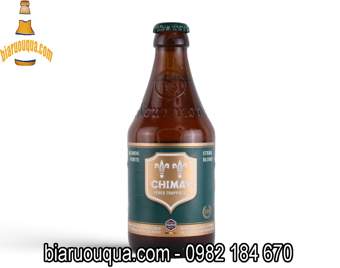 Bia Chimay 150 Green (Xanh Lục) 10 thùng 12 chai 330ml
