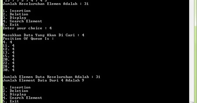 Computer Science: PROGRAM BAHASA C CIRCULAR QUEUE USING POINTER