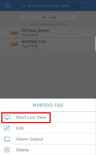 Setting Online NVR UNV menggunakan EZview