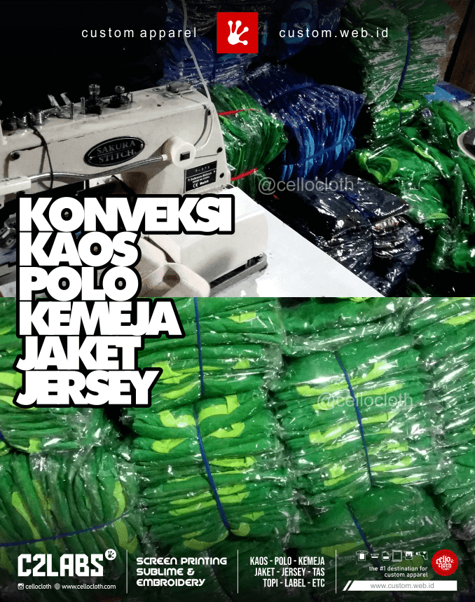 Konveksi Kaos Polo Kemeja Jaket Jersey Yogyakarta