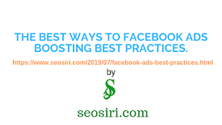 What is the best way to Facebook ads boosting best practices?