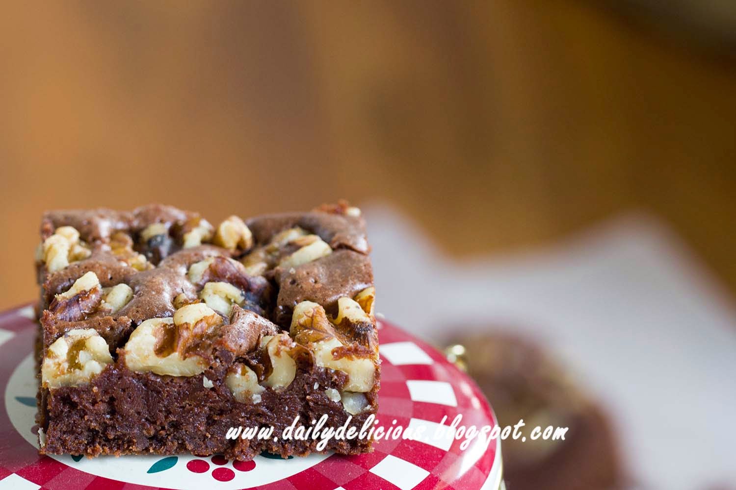 dailydelicious Walnut brownies Deliciously melt in the mouth brownies